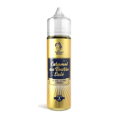 Caramel Beurre Salé 50 ml - Le Vapoteur Breton pas cher e-liquide avis prix