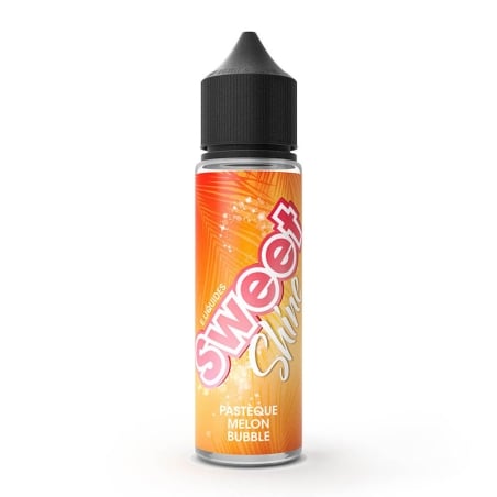 Pastèque Melon Bubble 50 ml - Sweet Shine pas cher e-liquide avis prix