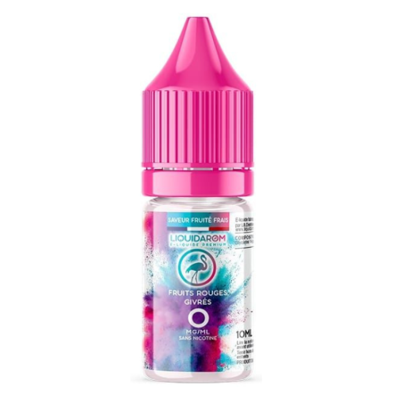 Fruits Rouges Givrés 10 ml - LiquidArom pas cher e-liquide avis prix