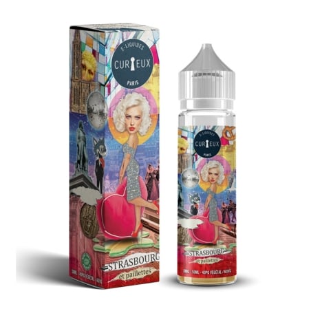 Strasbourg et Paillettes 50 ml Hexagone - Curieux pas cher e-liquide avis prix