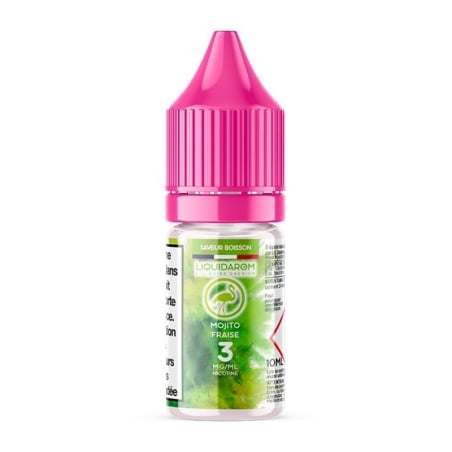 Mojito Fraise 10 ml - LiquidArom pas cher e-liquide avis prix