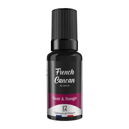 Noir & Rouge 10 ml - French Cancan pas cher e-liquide avis prix