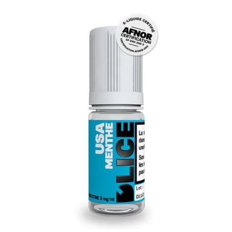 USA Menthe 10 ml - D'lice pas cher e-liquide avis prix