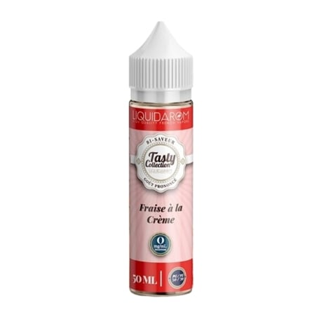 e-liquide Fraise à la Crème 50 ml - Tasty Collection pas cher