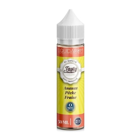 e-liquide Ananas Pêche Fraise 50 ml - Tasty Collection pas cher