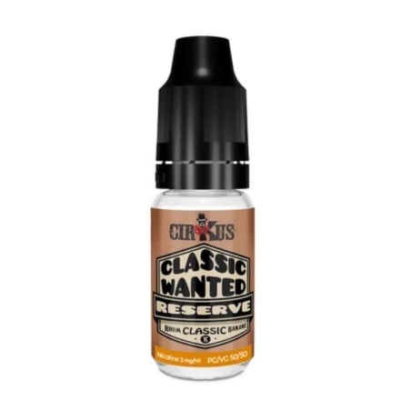 e-liquide Réserve 10 ml Classic Wanted - Cirkus pas cher