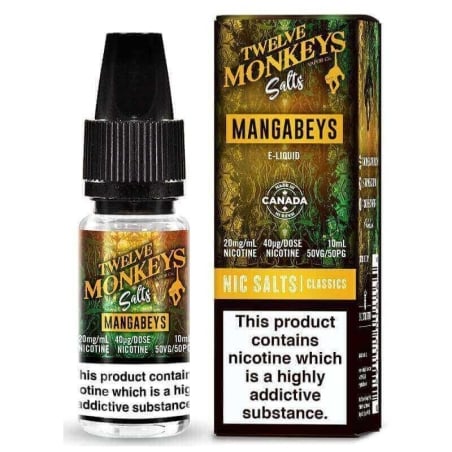 e-liquide Mangabeys Salt 10 ml - Twelve Monkeys pas cher