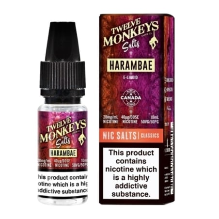 Twelve Monkeys Harambae Salt 10 ml - Twelve Monkeys pas cher