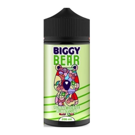 Biggy Bear Pomme Cerise Bubble Gum 200 ml - Biggy Bear pas cher