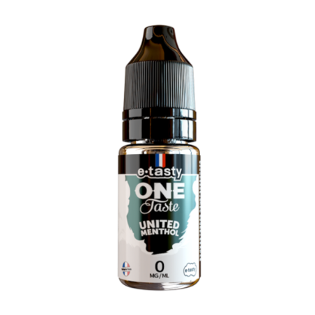 E.Tasty United Menthol 10 ml - One Taste - E.Tasty pas cher