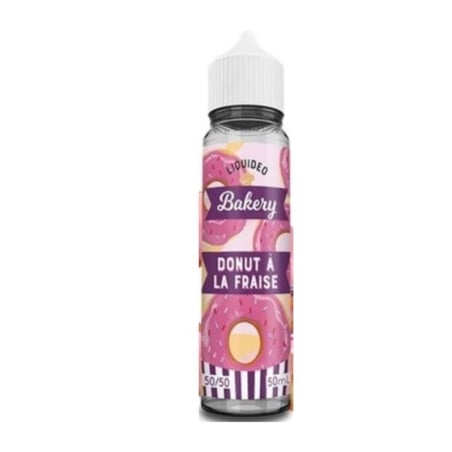 e-liquide Donut Fraise 50 ml - Liquideo Tentation pas cher