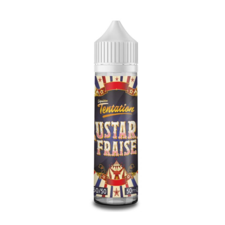 Liquideo Tentation Custard Fraise 50 ml - Liquideo Tentation pas cher