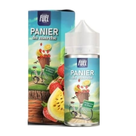 e-liquide Fraise et Pastèque Jaune 100 ml - Panier du Marché pas cher