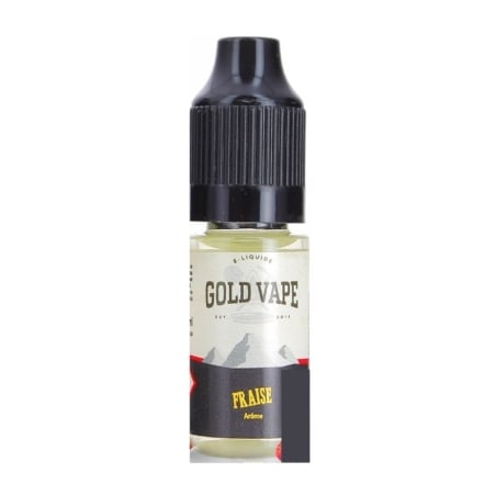 Concentrés Arômes Gold Vape Arôme Fraise 10 ml - Gold Vape pas cher