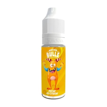 Monsieur Bulle Pêche Citron 10 ml - Liquideo Monsieur Bulle pas cher