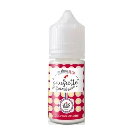 e-liquide Concentré Gaufrette Framboise 30 ml - Les bêtises Du Coq pas cher