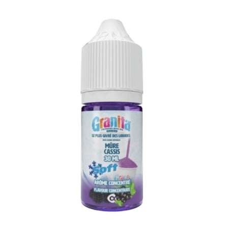 Concentré Mûre Cassis 30 ml - Granita Soft pas cher