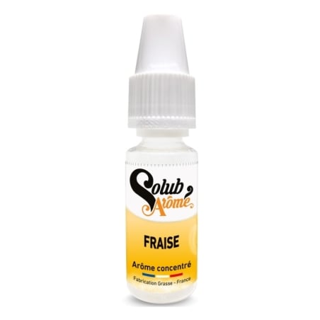 Arôme Fraise 10 ml - Solubarôme pas cher