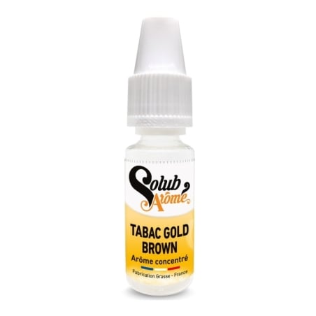 Arôme Classic Gold Brown 10 ml - Solubarôme pas cher