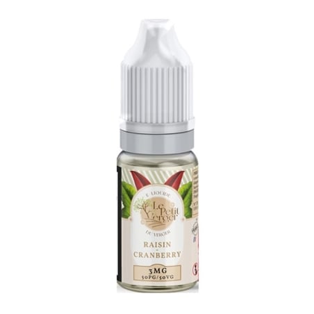 e-liquide Raisin Cranberry 10 ml - Le Petit Verger pas cher