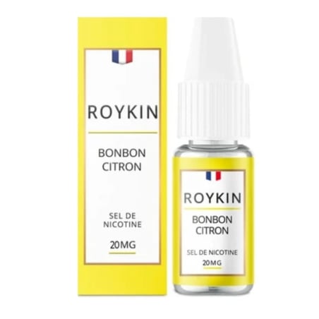 e-liquide Bonbon Citron Sel de Nicotine 10 ml - Roykin pas cher