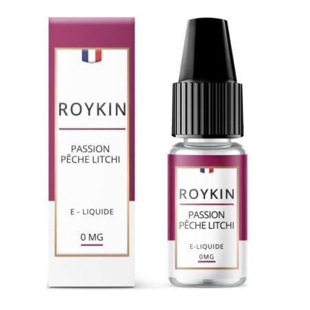 e-liquide Passion Pêche Litchi 10 ml - Roykin pas cher