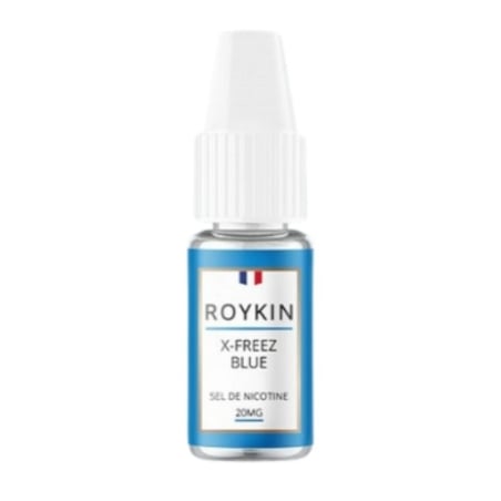 e-liquide X-Freez Blue Sel de Nicotine 10 ml - Roykin pas cher