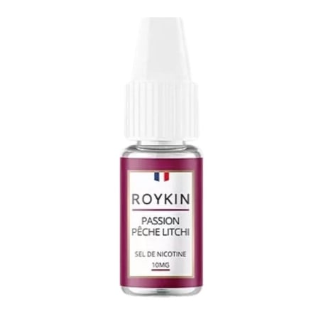 e-liquide Passion Pêche Litchi Sel de Nicotine 10 ml - Roykin pas cher