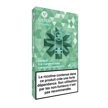 e-liquide Cartouches Ice Caramélisée - Vuse pas cher