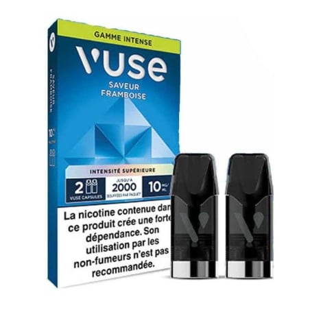 e-liquide Cartouches Framboise - Vuse pas cher